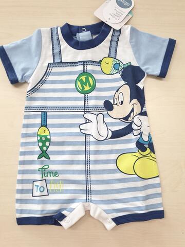Pagliaccetto da neonato in cotone Disney WG8124MA - CIAM Centro Ingrosso Abbigliamento
